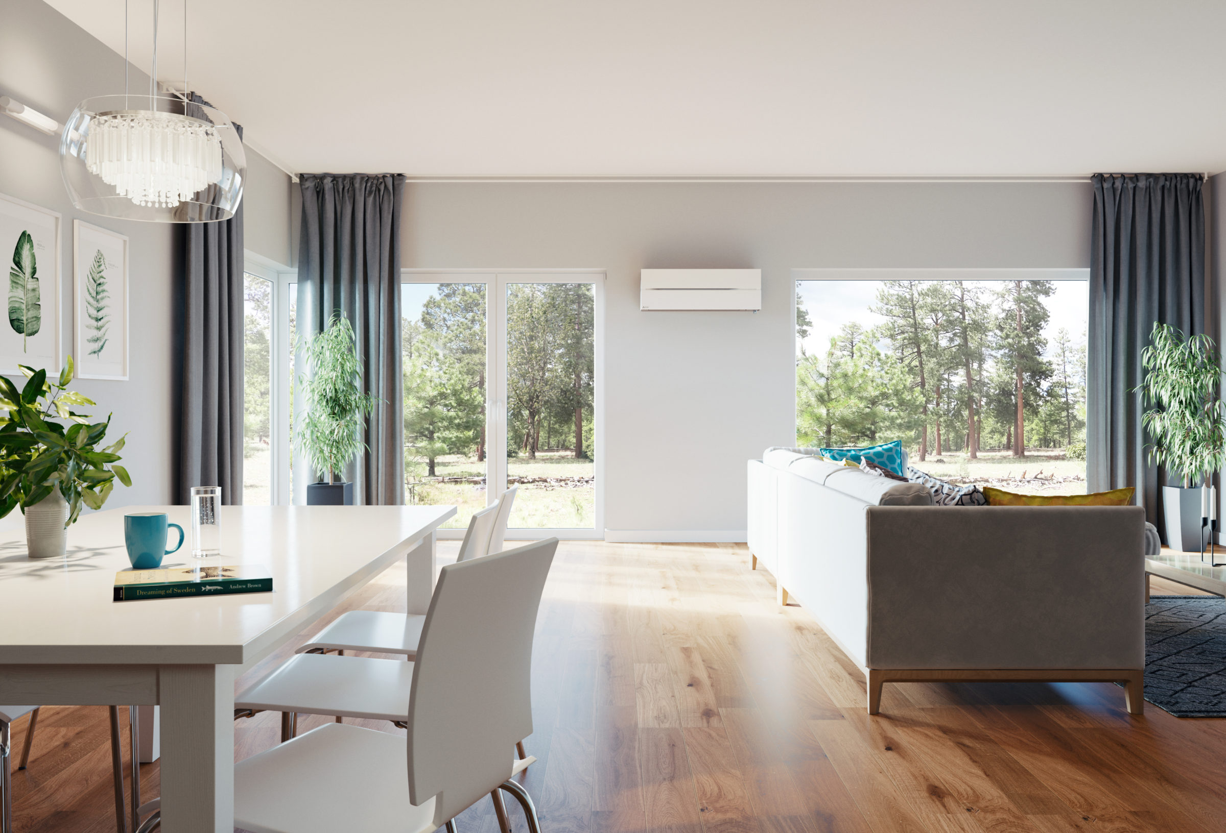 Kuvassa Mitsubishi Electric MSZ-LN Natural White.