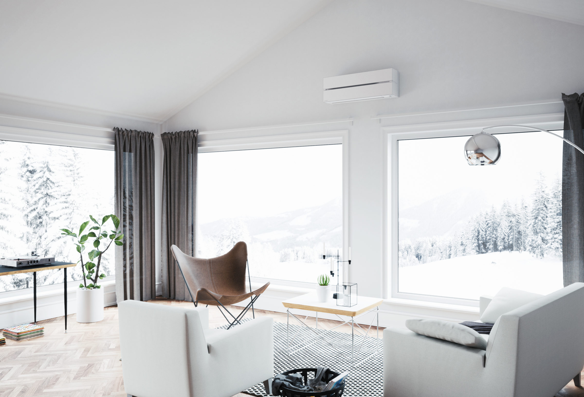Kuvassa Mitsubishi Electric MSZ-LN Pearl White.