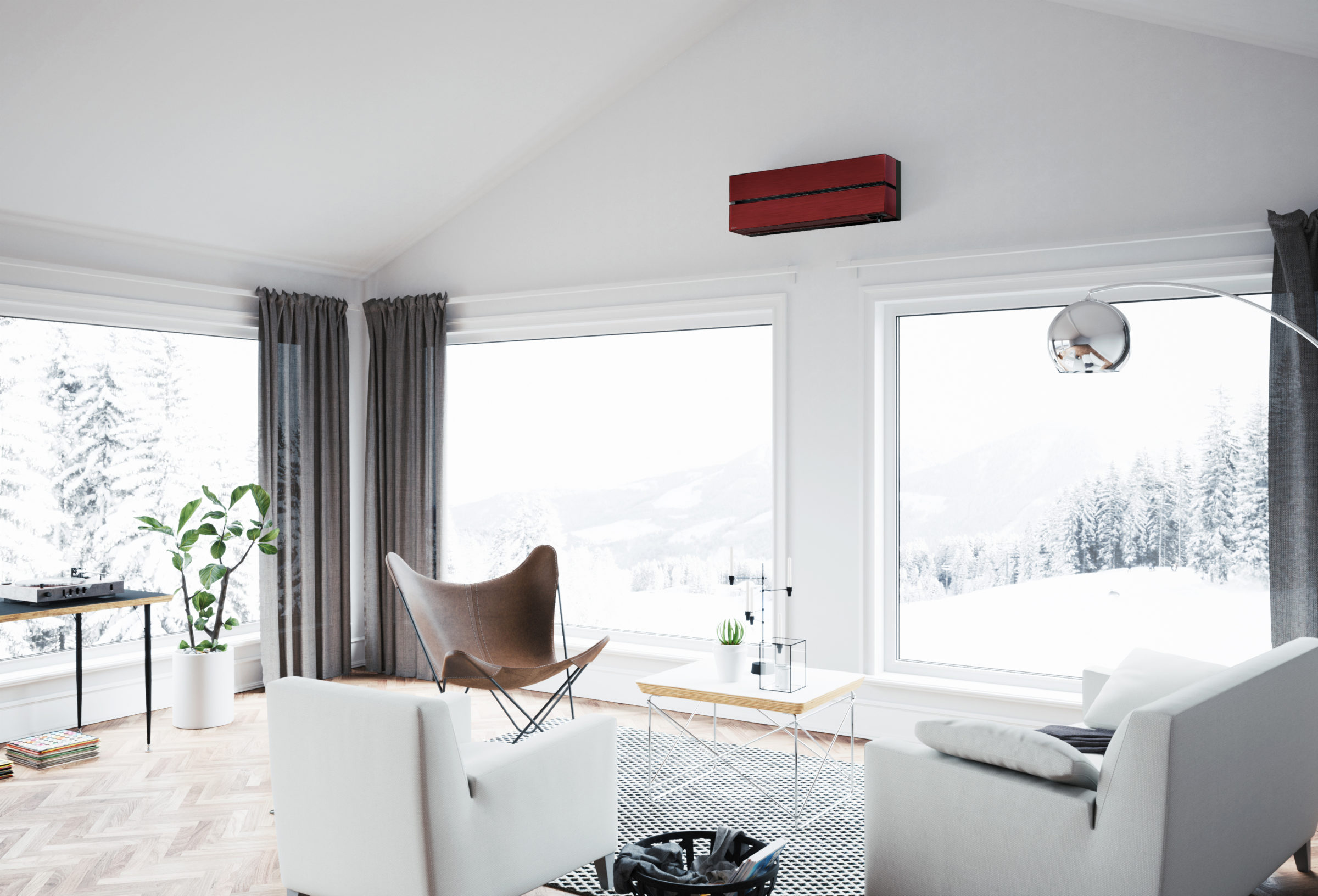 Kuvassa Mitsubishi Electric MSZ-LN Ruby Red.